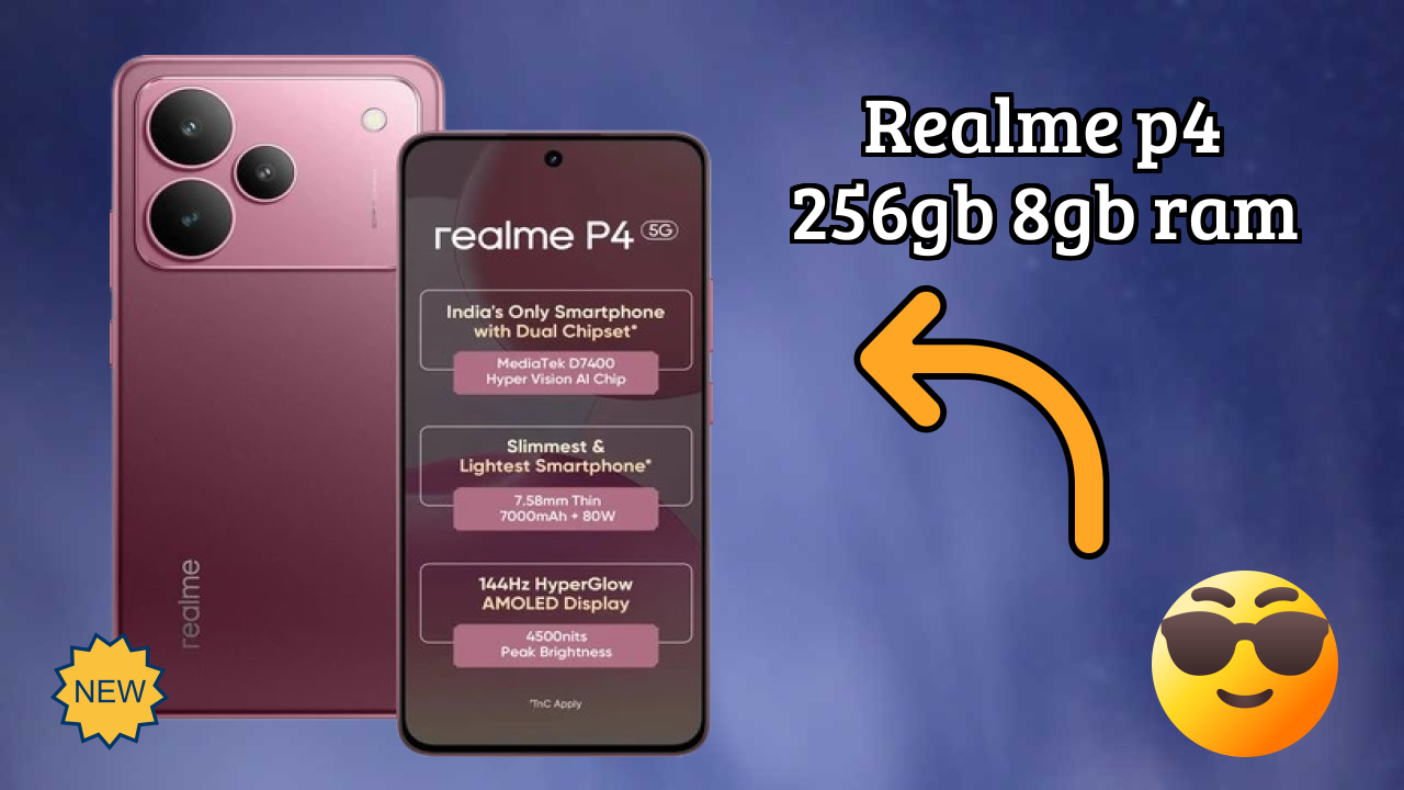 Realme P4 256GB 8GB RAM Display Quality: Hyper Glow AMOLED Explained